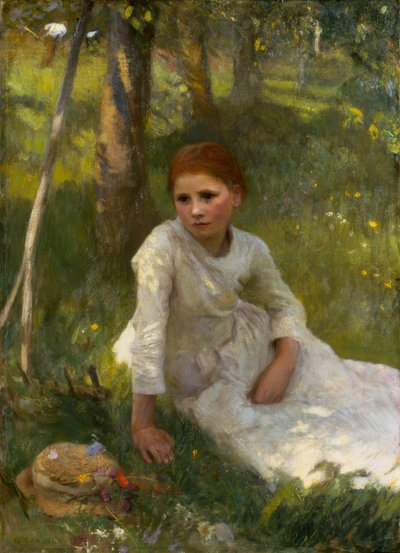 Mittag im Heufeld von George Clausen
