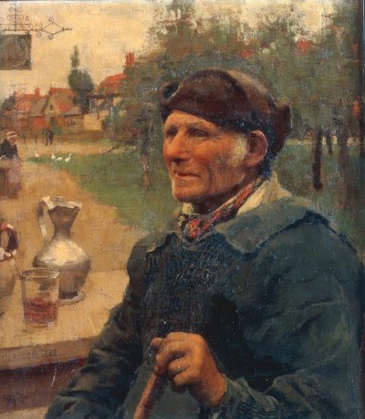 Der Dorfbewohner von George Clausen