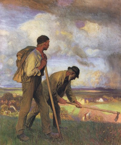 Der Junge und der Mann von George Clausen