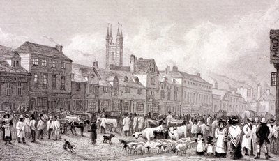 Smithfield Market, London von George Cooke