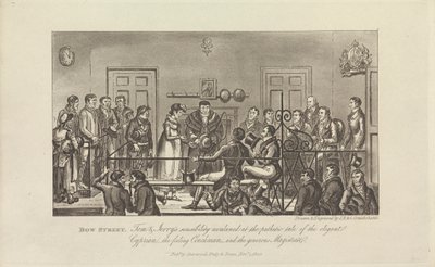 Bow Street von George Cruikshank