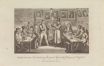 Cribbs Salon von George Cruikshank