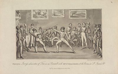 Fechten von George Cruikshank