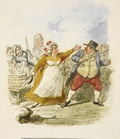 Illustration für "Oliver Twist" von George Cruikshank