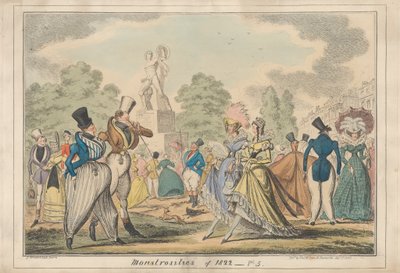 Monstrositäten von 1822 - Teil 5 von George Cruikshank
