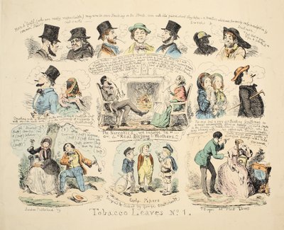 Tabakblätter Nr. 1 von George Cruikshank