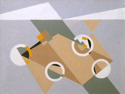 Landschaft mit Hügelgräbern von George Dannatt