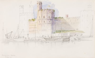 Caernarvon Castle von George Elbert Burr