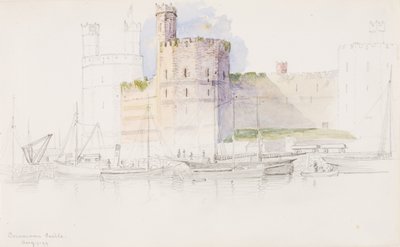 Caernarvon Castle von George Elbert Burr