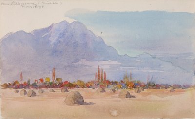 In der Nähe von Villeneuve, Schweiz von George Elbert Burr
