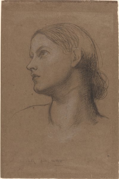 Kopf einer jungen Frau von George Frederic Watts