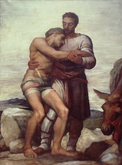 Der barmherzige Samariter von George Frederic Watts