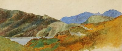 Berglandschaft, 1843-47 von George Frederick Watts