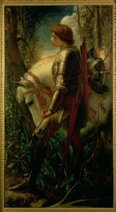 Sir Galahad, 1862 von George Frederick Watts