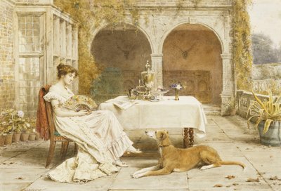 Treuer Freund zur Teezeit von George Goodwin Kilburne