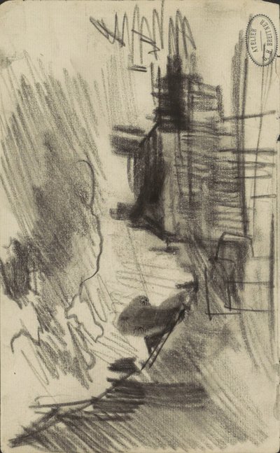 Stadtansicht, möglicherweise in Amsterdam von George Hendrik Breitner