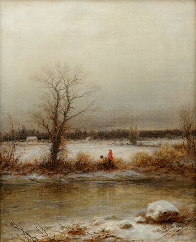 Winterszene von George Henry Boughton