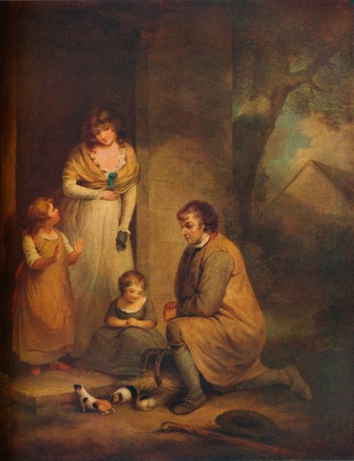 Meerschweinchen, um 1789, 1930 von George Morland