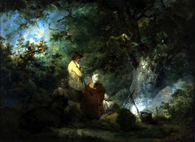 Zigeuner am Lagerfeuer von George Morland