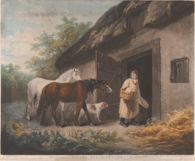 Der Pferdefütterer von George Morland