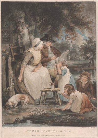Jugend unterhält das Alter von George Morland