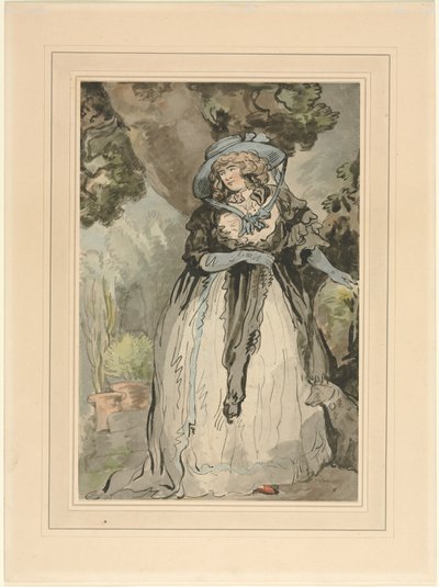 Mrs. Samuel Howitt, 1700er Jahre von George Murgatroyd Woodward