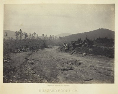 Buzzard Roost, GA von George N. Barnard