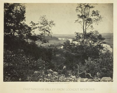 Chattanooga-Tal vom Lookout Mountain von George N. Barnard