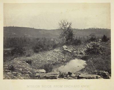 Mission Ridge von Orchard Knob von George N. Barnard