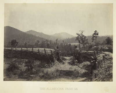 Der Allatoona-Pass, GA von George N. Barnard