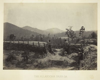 Der Allatoona-Pass, GA, 1866 von George N. Barnard