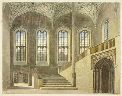 Eingangshalle, Christchurch, Oxford von George Pyne