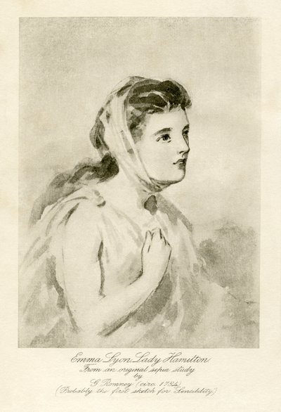 Emma Lady Hamilton von George Romney