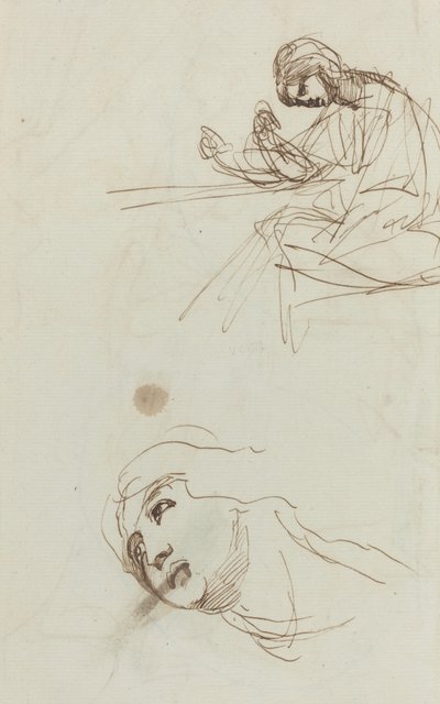 Figurenstudien [verso] von George Romney