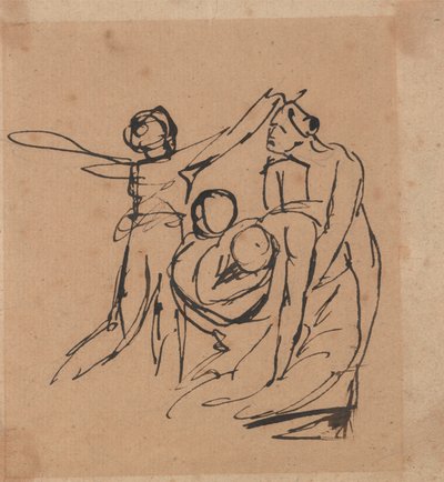 Trauergruppe von George Romney