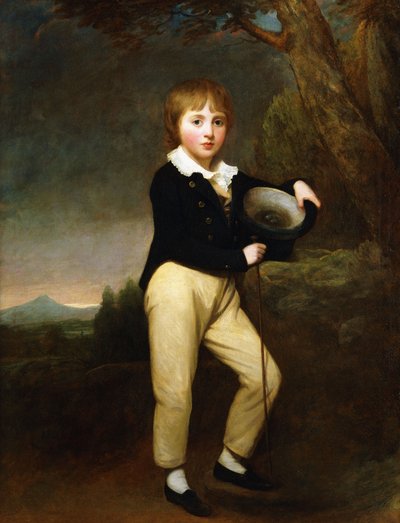Porträt von Master Baines von George Romney