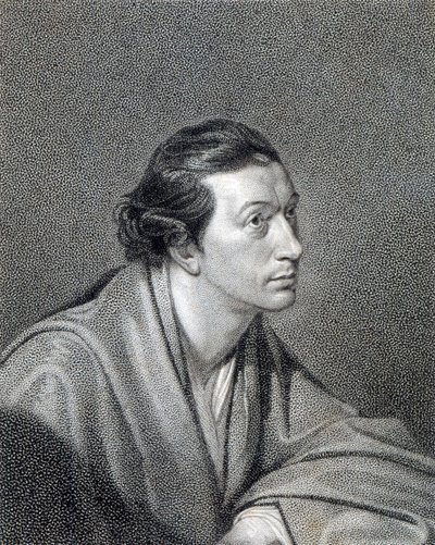 Richard Cumberland, graviert von James Hopwood von George Romney