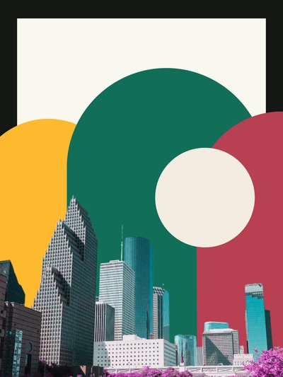 Innenstadt von Houston, 2023 von George Rosaly