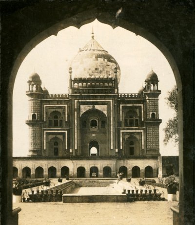 Safdarjungs Grab, Delhi, Indien, ca. 1909 von George Rose