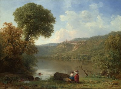 See Nemi, 1857 von George Snr. Inness