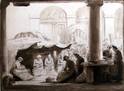 Erbsen schälen, Covent Garden von George Soper