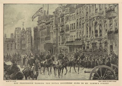 Das Begräbnis von Königin Victoria von George Soper