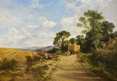 Landschaft - Erntezeit von George Vicat Cole