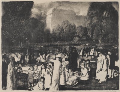 Im Park, Licht, 1916 von George Wesley Bellows