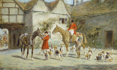 Vor der Jagd von George Wright