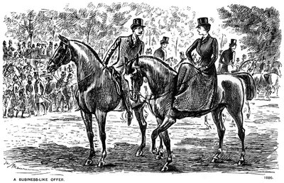 Ein geschäftliches Angebot, 1886-1891 von George du Maurier