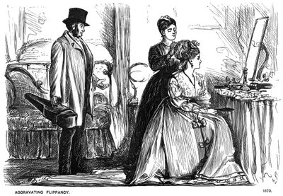 Ärgerliche Leichtfertigkeit, 1870-1891 von George du Maurier