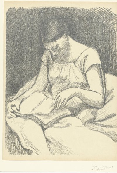 Lesende Frau von Georges Daniel de Monfreid