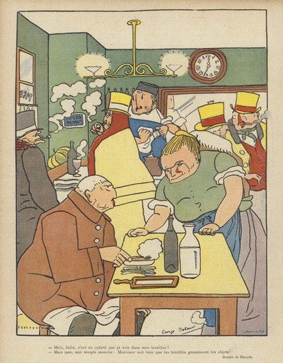 Illustration für Le Rire von Georges Delaw