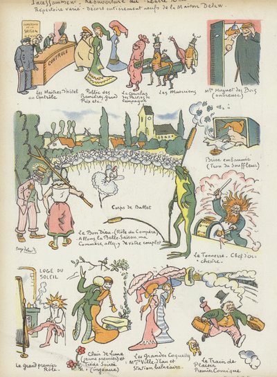 Illustration für Le Rire von Georges Delaw